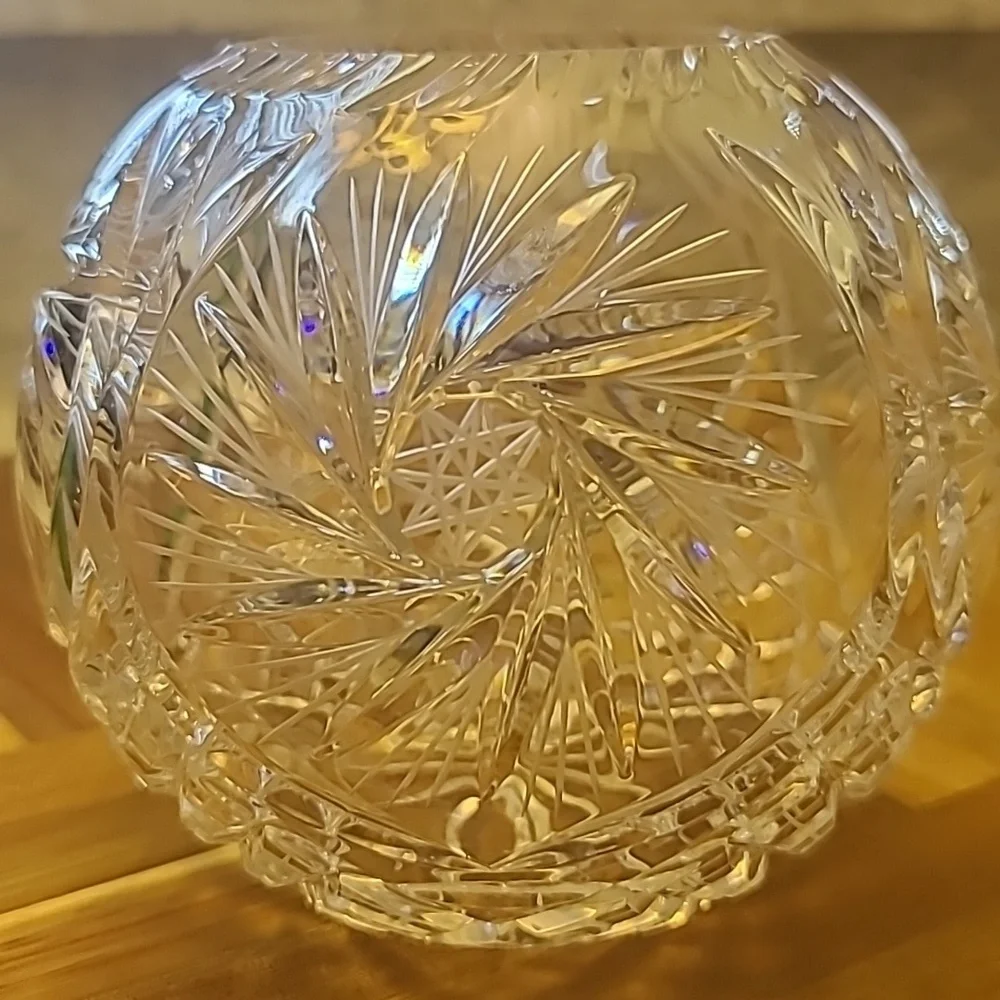 Crystal Rose Bowl 
